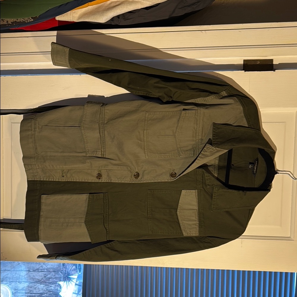 Women’s Two-Tone Military Jacket